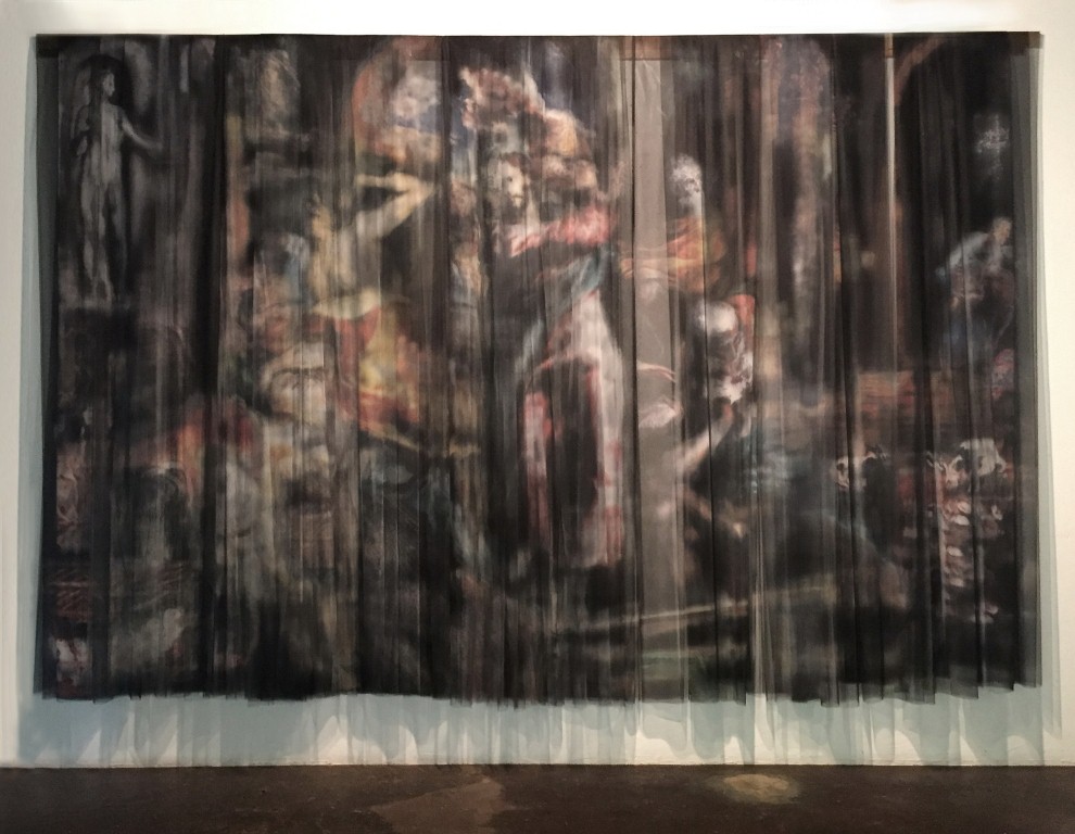 Изхар Паткин. The Painter Deals with the Merchants, after El Greco, "Expulsión de los Mercaderes del Templo", 2015