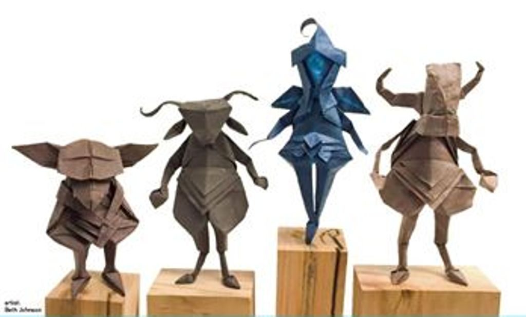 invitation 1- paper creatures