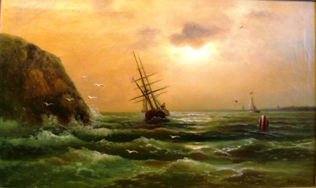 Фиг. 19 Легенда И. Айвазовского "На мели"