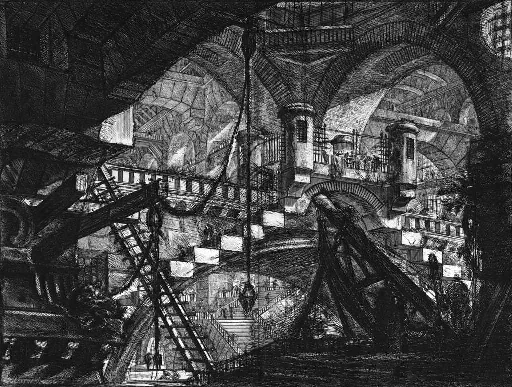 פיראנזי, בתי הכלא של הדמיון , 1761 בקירוב- Venezia, Fondazione Giorgio Cini, Matteo De Fina