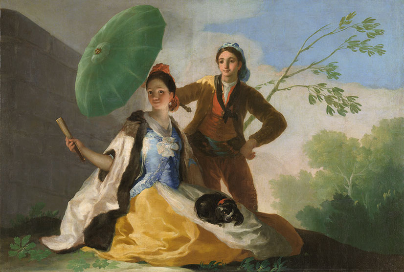 "Зонтик", 1777 Масло на холсте. © Madrid, Museo Nacional del Prado