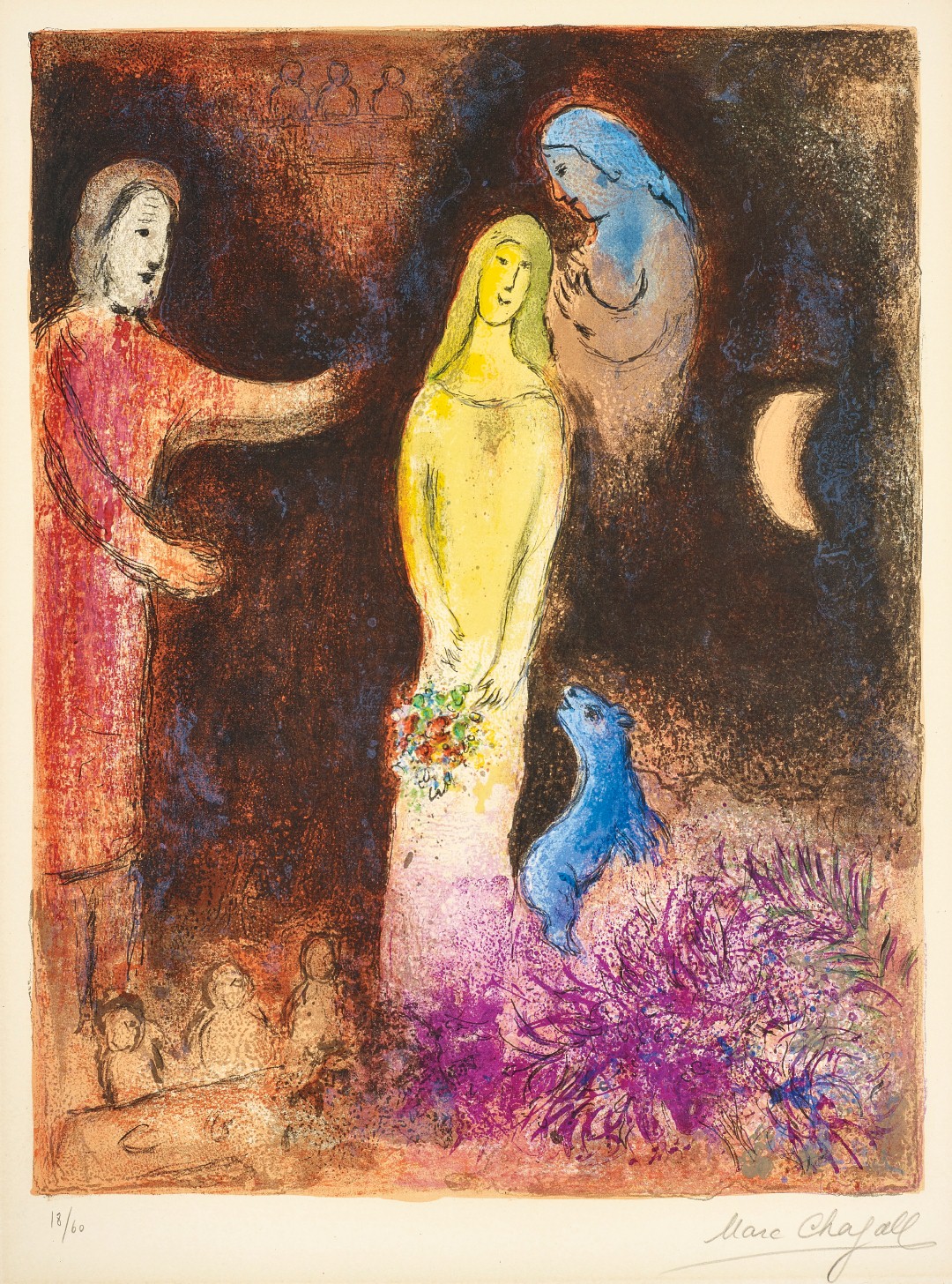 Marc Chagall, Chloe dressed and Capped by Cleariste (Large)