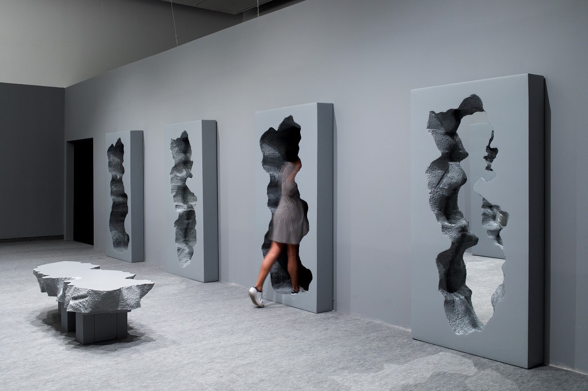 Hall of Broken Mirrors, Snarkitecture in collab with Gufram. Image Credit - Elad Sarig