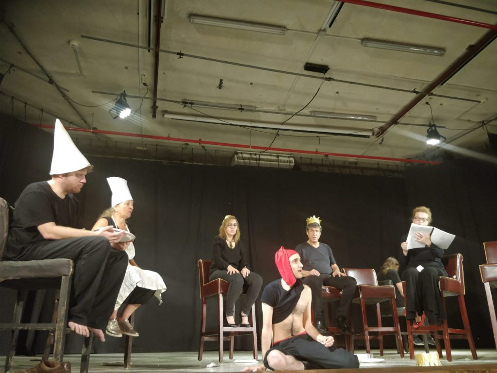 קרדיט קרן מנצור ריבלין תמונה מתוך החזרות להינדיק משוגע מאסטרקלאס 2018