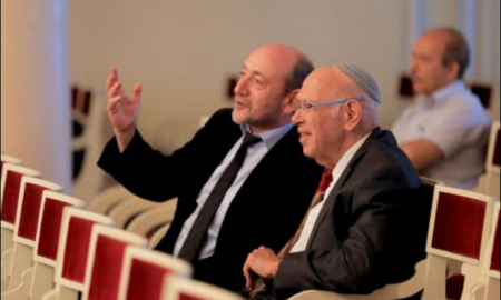 Наум Слуцкер - слева и Барух Берлинер. Фото предоставлено Dionysus PR http://pr1.co.il/