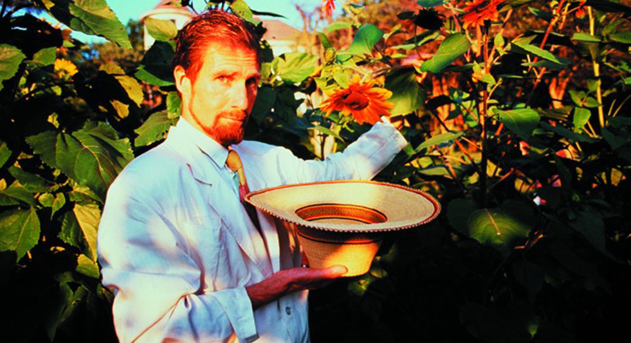 MP with sunflowers Photo By Jack Vartoogian