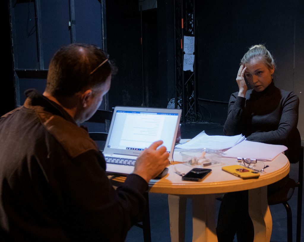  Михаил Теплицкий и Наталья Гантман на репетиции Варшавской мелодии - фото © Юлия Голанд