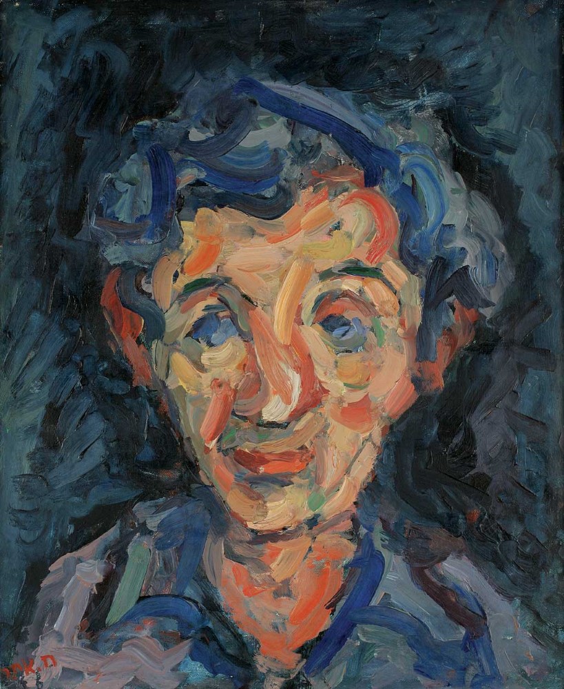 Хаим Атар. Автопортрет. 1952 г. Из коллекции музея "Мишкан ле-Оманут" в кибуце Эйн-Харод.