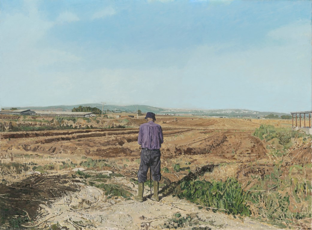 אלי שמיר פרידה, 2012 שמן על בד, 175x237ס"מ אוסף פרטי (סריקה: סטודיו HC Editions) Elie Shamir Farewell, 2012 Oil on canvas, 175x237 cm Private collection (scan: StudioHC Editions)