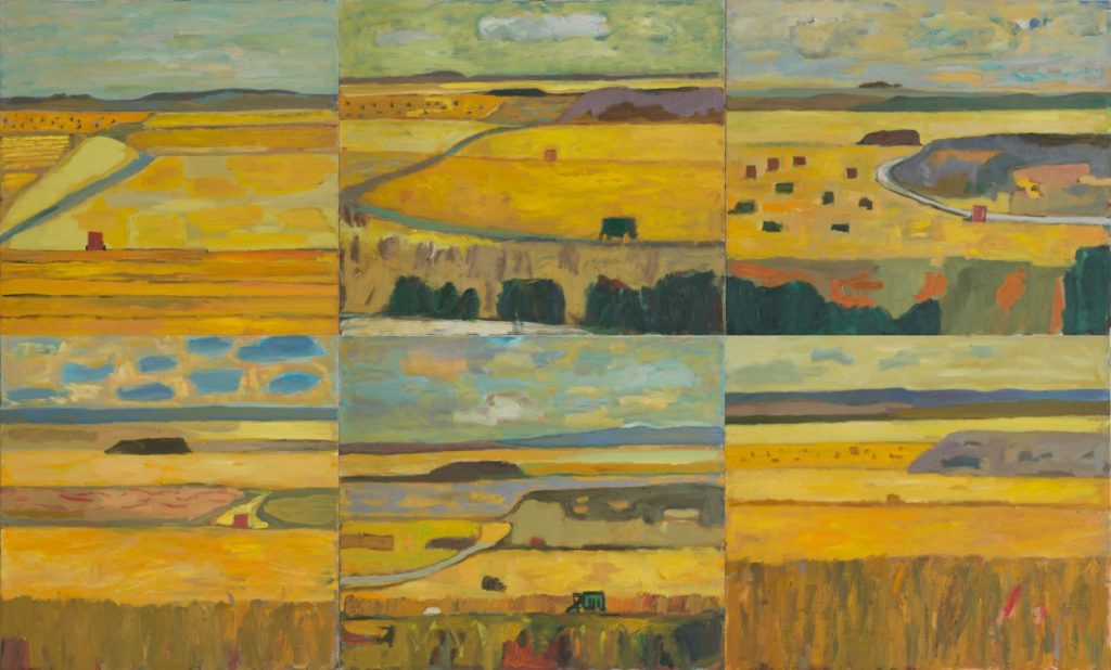 Михаэль Ковнер. "Кибуцный двор"