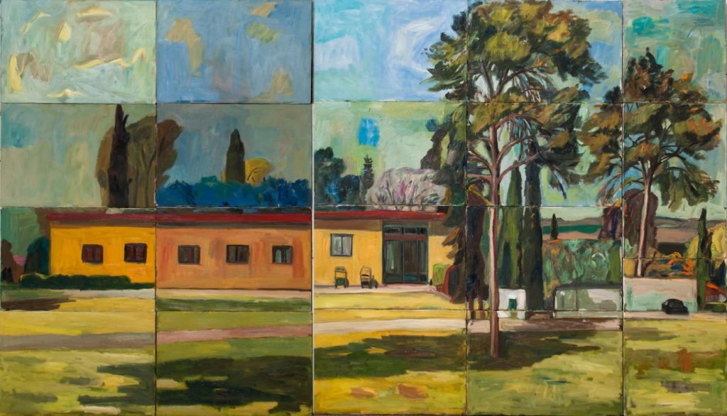 Михаэль Ковнер. "Кибуцный двор"