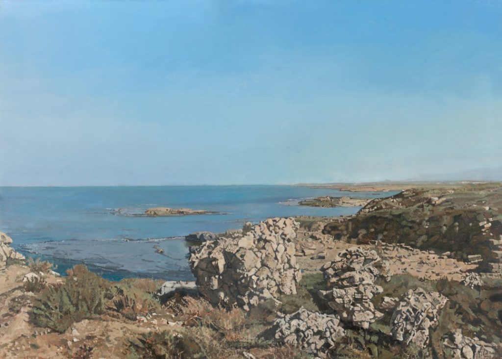 <em>Эли Шамир. Средиземное море. 2013. Масло на холсте. Частная коллекция</em>