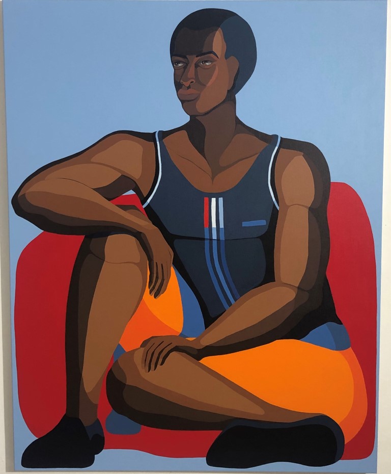 Nirit Takele. Boy With Three Stripes, 2020