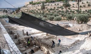 Гефсимания: археологические раскопки Управления Древностей Израиля и Францисканского Библейского Института. Фото: Йоли Шварц. Предоставлено Управлением Древностей Израиля