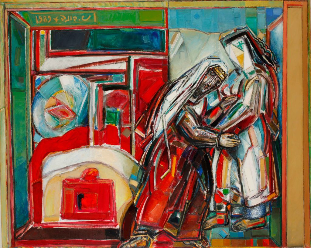 Шмуэль Бонэ. Царь Шауль и Эйндорская волшебница. 1989. Из коллекции Рейчел Бон. Фото: Авраам Хай