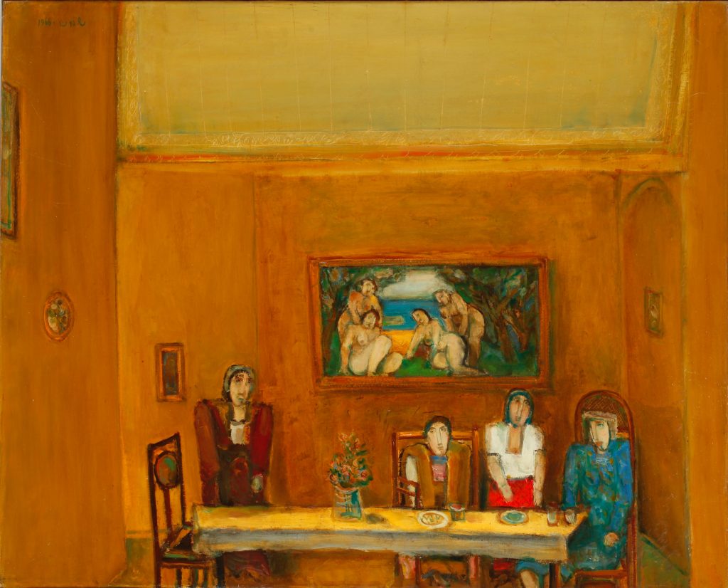 Шмуэль Бонэ. Женщины за столом. 1966. Из коллекции Рейчел Бонэ. Фото Авраам Хай.