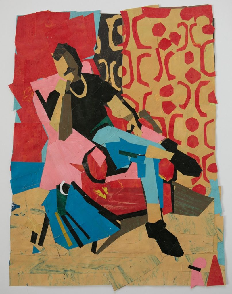 Rotem Amizur. Painted paper collage 40X30cm