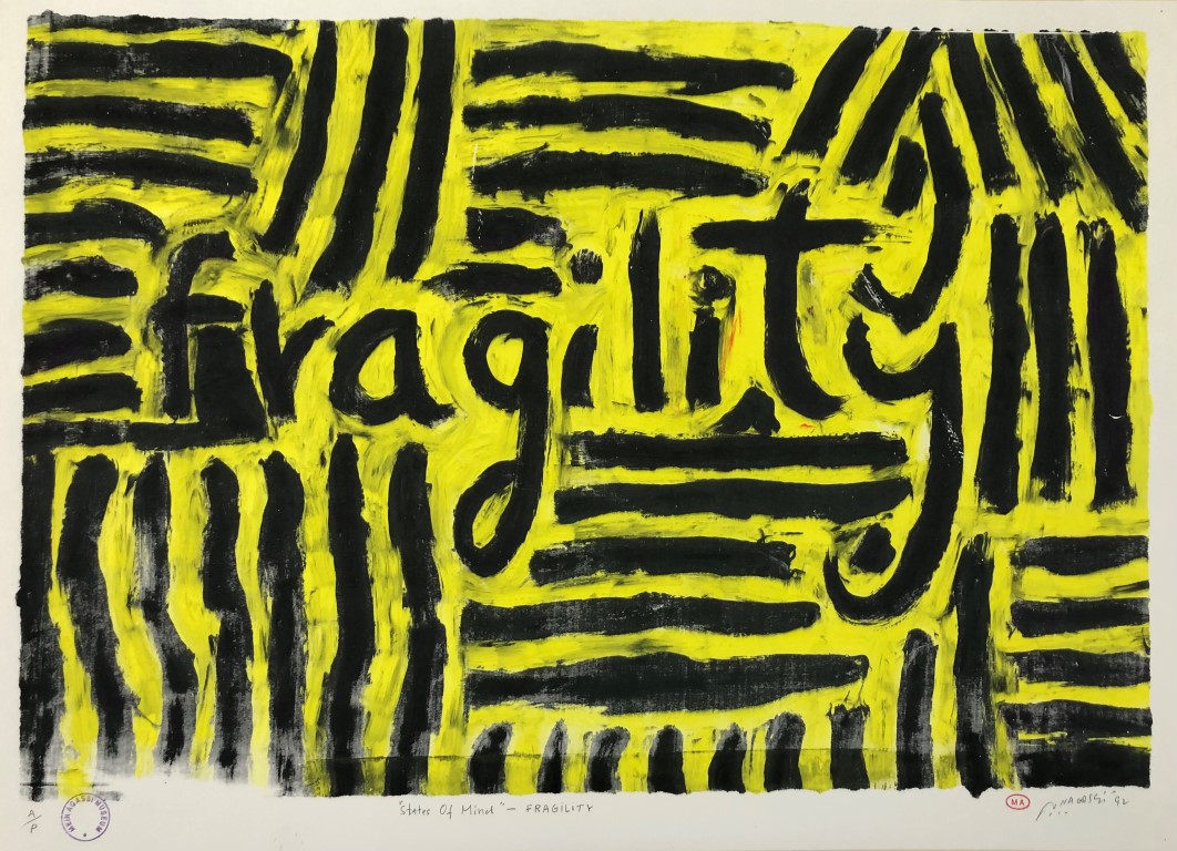 מאיר אגסי, fragility, 1992, הדפס חד פעמי (Medium)