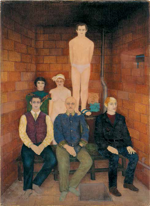 בתיה אפולו, לזכור ולשכוח (גרסה שנייה), 1968, שמן על בד, 33X23.5 ס"מ, אוסף גבי ועמי בראון (צילום: סיגל קולטון)