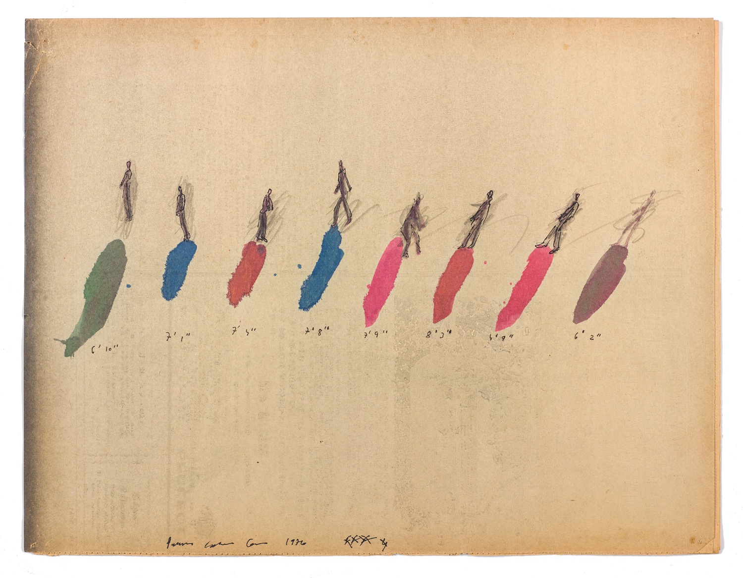 פנחס כהן גן, ללא כותרת, 1976. צילום- רן ארדה