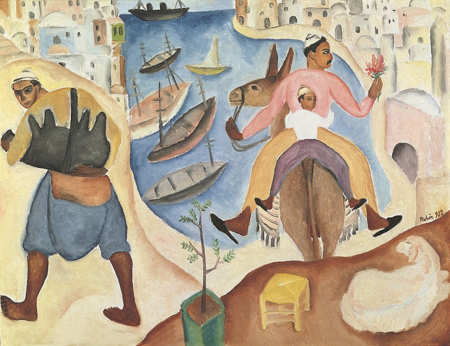 ראובן רובין, נמל יפו, 1922 אוסף בית ראובן