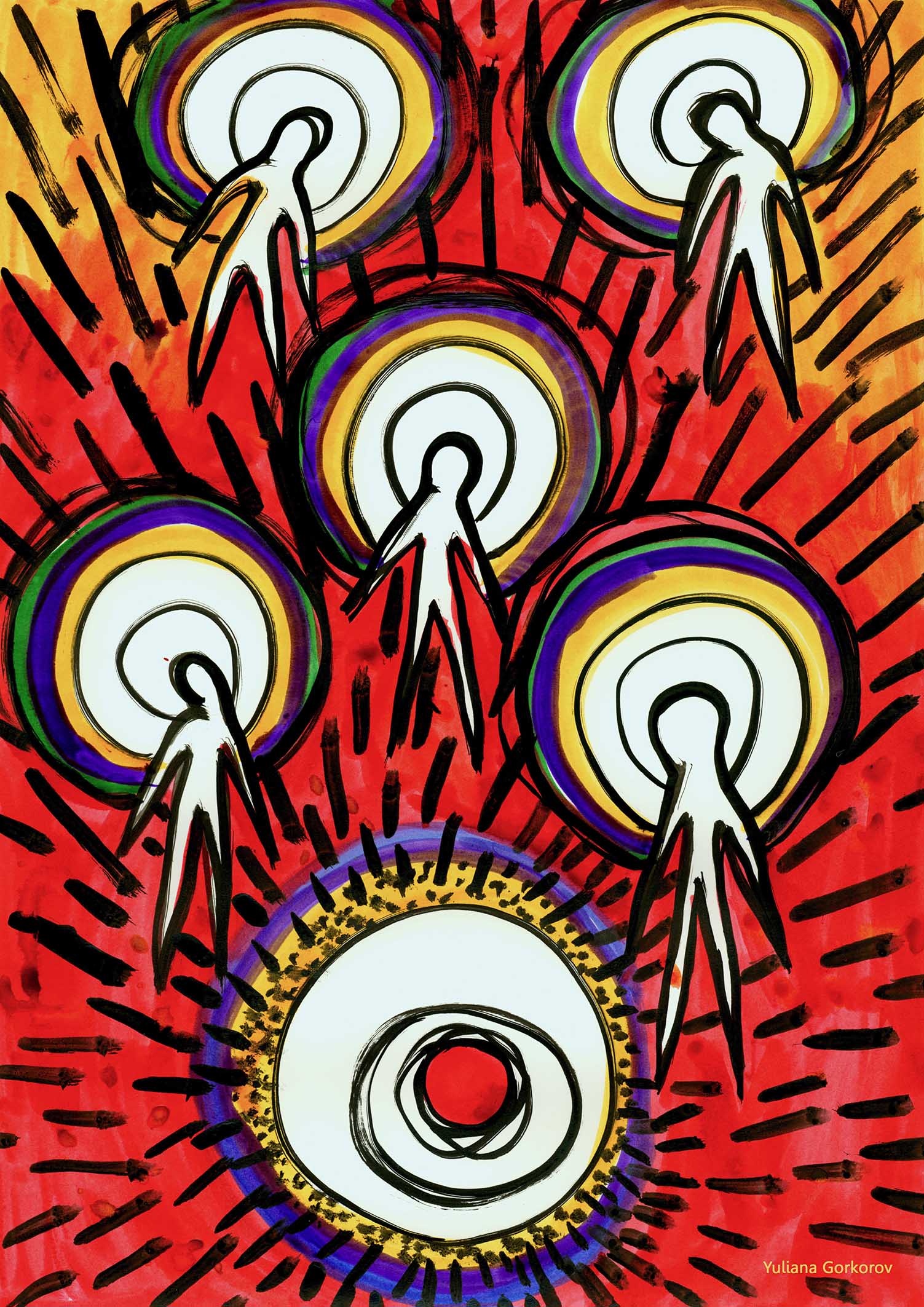 Painting by Yuliana Gorkurov