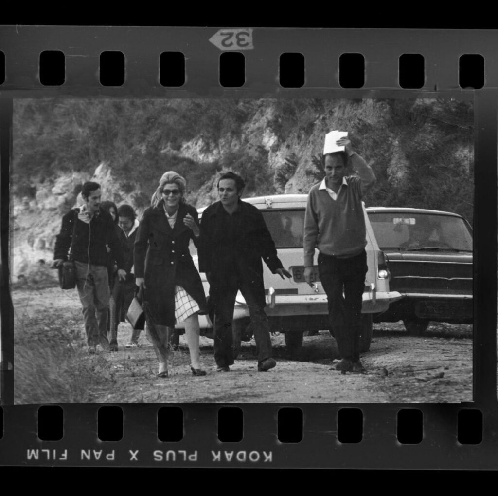 יהושע נוישטיין, ג'ורג'ט בלייה וג'ררד מרקס, פרויקט נהר ירושלים, 1970 צילום ראובן מילון