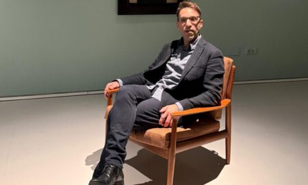 Noam Gal in exhibition - Photo © Susanne Scheer