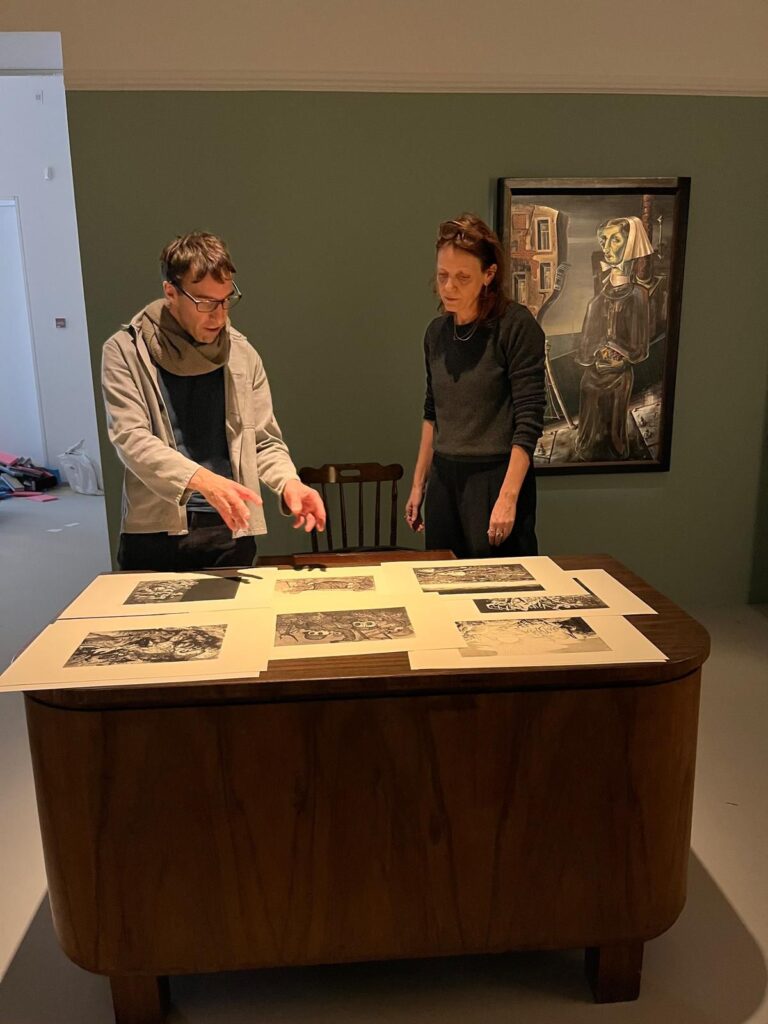 Д-р Ноам Галь и главный куратор Тель-Авивского музея Мири Лапидот - Photo Naama Bar-Or